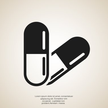 Tıbbi hapları web simgesi