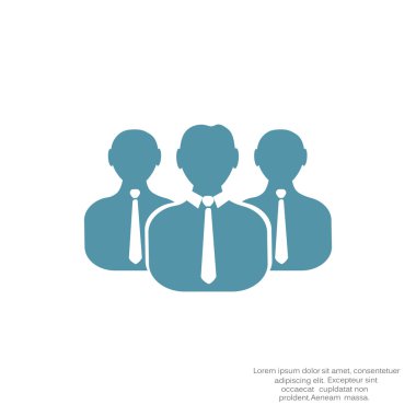 Grup insanlar basit web simgesi