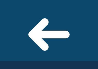 Ok işaret sol simgesi