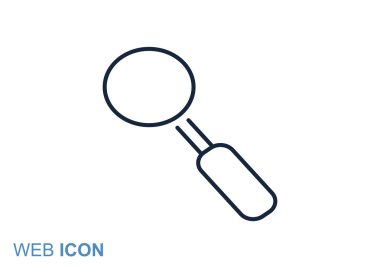 Basit büyüteç simgesini