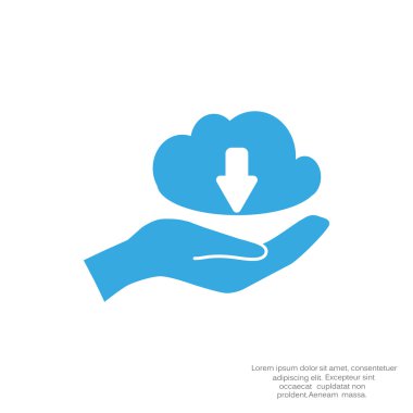 Veri yandan web simgesi bulut