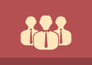 Grup insanlar basit web simgesi