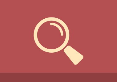 Basit büyüteç simgesini