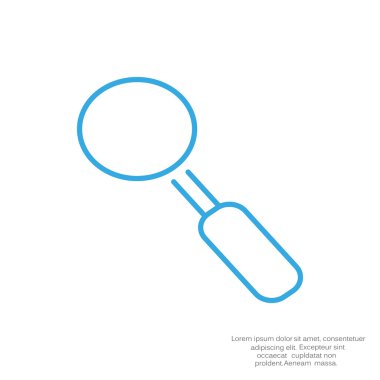 Basit büyüteç simgesini