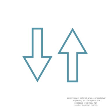 İki ok simgesi, geriye doğru kavramı