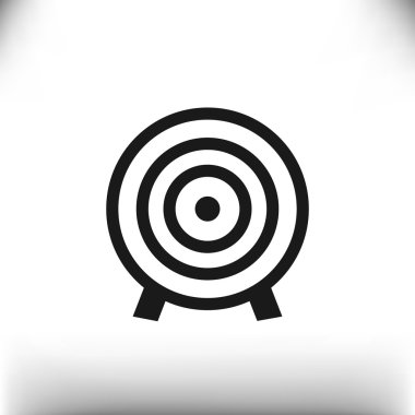Yuvarlak hedef web simgesi