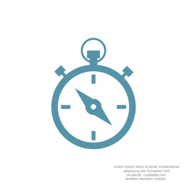 Basit kronometre web simgesi