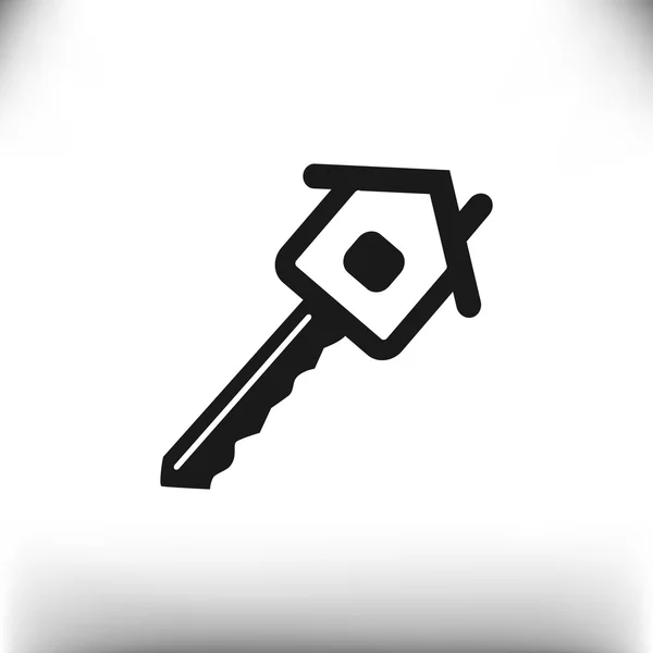 Casa clave icono web — Archivo Imágenes Vectoriales