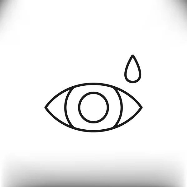 Gotas para los ojos icono simple — Archivo Imágenes Vectoriales