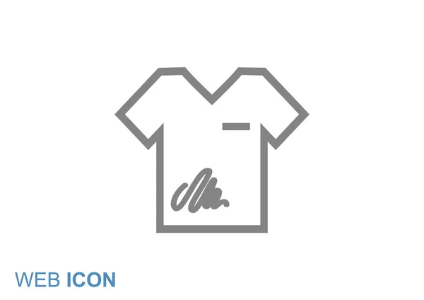 T-shirt web icon — Stock Vector