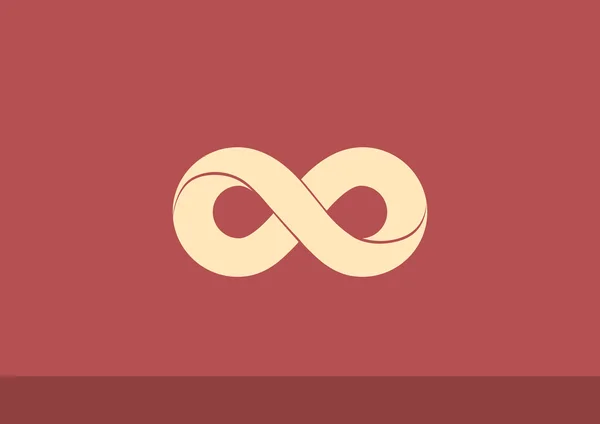 Infinity symboolpictogram web — Stockvector