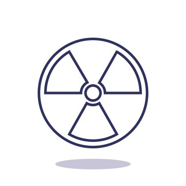 Radyasyon sembolü web simgesi
