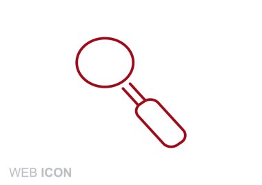 Basit büyüteç simgesini