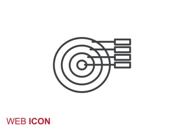 Yuvarlak Infographic web simgesi