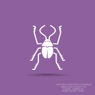 Anahat böceği böcek simgesiyle