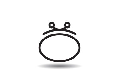 Basit cüzdan web simgesi