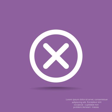 Sembol basit web simgesini Kaldır