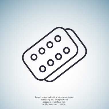 Bandaj sıva basit web simgesi