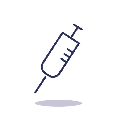Basit şırınga web simgesi