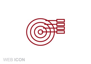 Yuvarlak Infographic web simgesi