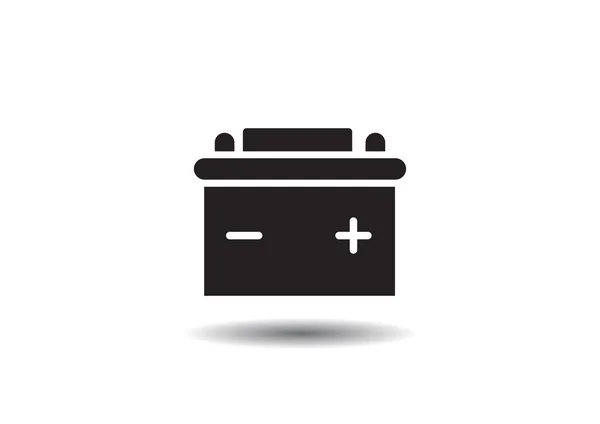 Icône web simple batterie voiture — Image vectorielle