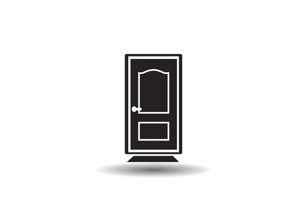 Closed door web icon — Stock Vector