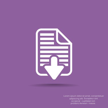 Download dosya web simge