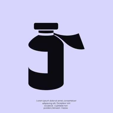 Tıp şişe web simgesi