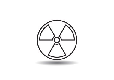 Radyasyon sembolü web simgesi