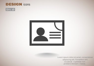 Belge belirleyici kimlik web simgesi