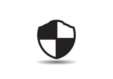 Basit kalkan web simgesi, koruma kavramı