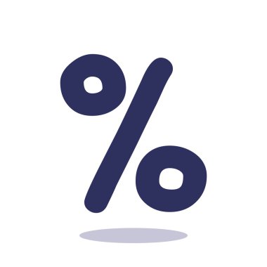 Basit yüzde simgesi simgesi