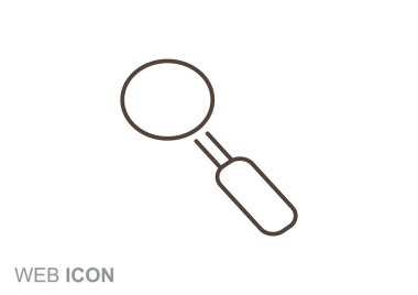 Basit büyüteç simgesini