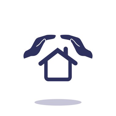 Eller basit simgesi olan ev