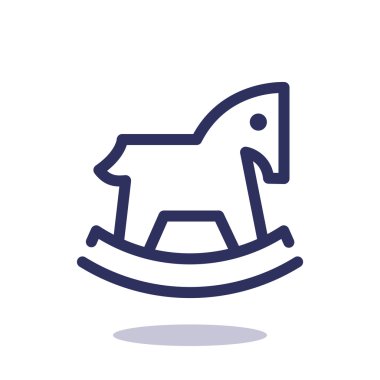 Çocuk oyuncak at web simgesi