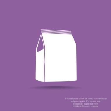 Kağıt ürün paketi web simgesi