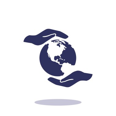 Dünya eller web simgesi