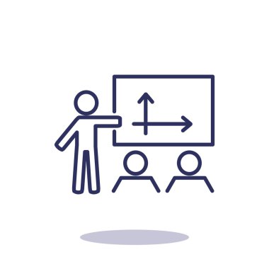 insanlar sunum basit simgesini