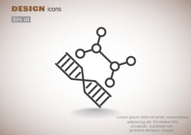 Moleküler bileşik web simgesi