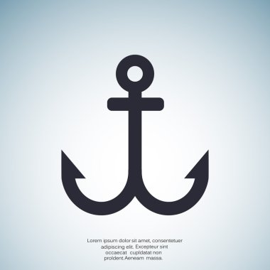 Basit çapa web simgesi