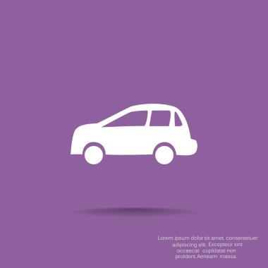Basit araba web simgesi