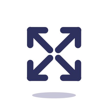 Kare simgesi dört ok