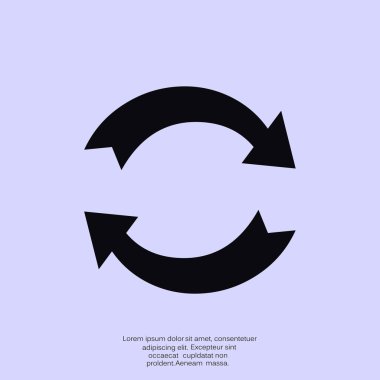 Oklar web simgesi olan daire