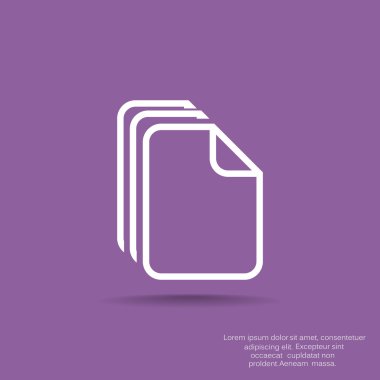 Dosyaları veya belgeleri web simgesi