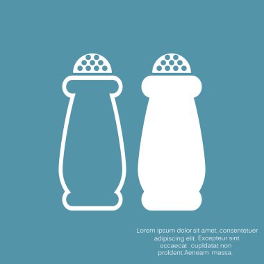 Tuz ve biber shakers simgesi