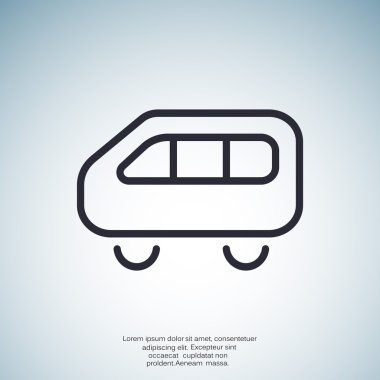 Basit veri yolu web simgesi