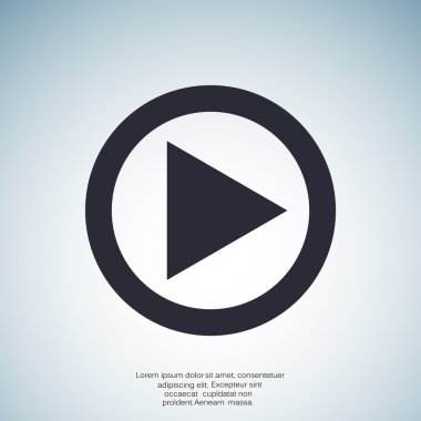 düğme web simgesi oynamak