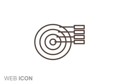 Yuvarlak Infographic web simgesi