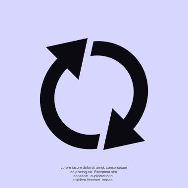 Oklar web simgesi olan daire