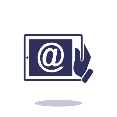 Dijital tablet basit web simgesi